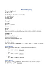 Finansiel regning | Matematik