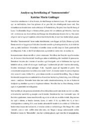 Sammenstødet | Analyse & fortolkning | Katrine Guldager