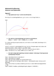 Matematik B | Forskellige opgaver