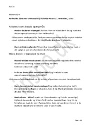 Kai Munks åbne brev til Mussolini | Kildeanalyse