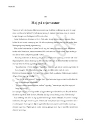 Høj på stjernestøv | Dansk Opgave