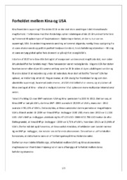 Forholdet mellem Kina og USA | Samfundsfag