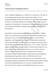 Skjold og Isabel – Fremstilling af kærlighed på film | Opgave