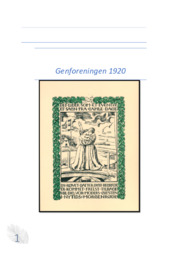 Genforeningen 1920 & Valgpropaganda | DHO