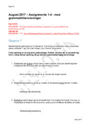 Shippingvirksomhed Go-First | Engelsk aflevering