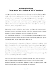 ”Barnet i graven” af H.C. Andersen & ”Sorg” af Anna Ancher