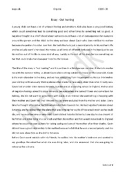 Out Hunting | Essay