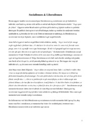 Socialismen & Liberalismen | Samfundsfag