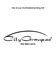 City Group Overfladebehandling A/S | Virksomhedsøkonomi