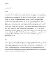 Oh, Romeo | Analyse | Dansk