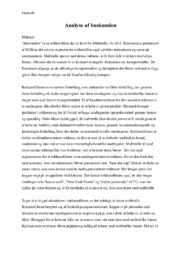 Buskunden | Analyse