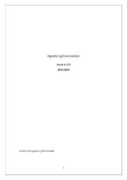 Agnete og Havmanden | Analyse