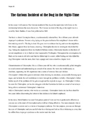 The Curious Incident of the Dog in the Night-Time