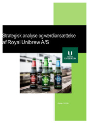Strategisk analyse & værdiansættelse | Royal Unibrew