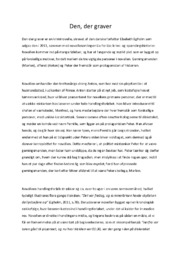 Den, der graver | Analyse