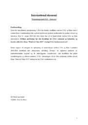 USA & Kina Konflikter & Ubalancer | International økonomi