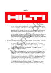 Hilti Case 7.2 | Afsætning