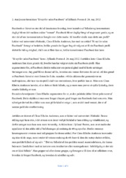 Et nyt liv uden Facebook | Analyse af kronikken