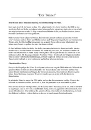 ”Der Tunnel” | Tysk