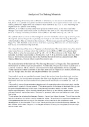 Analysis of the Shining Mountain