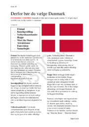 Derfor bør du vælge Danmark | Analyse