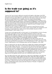 America first | English Essay