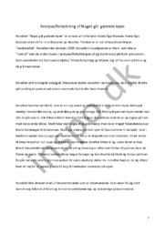 Noget går gennem byen | Analyse & fortolkning