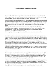 Billedanalyse af Perrier reklame