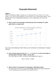 Årsprojekt Matematik | Statistik, badebolde & sommerhus