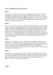 Ulves indflydelse på et økosystem