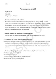 Idræt B | Prøveeksamen | Øvelsesplan idræt B | Floorball