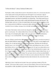 “A Rose for Emily” a classic Southern Gothic novel