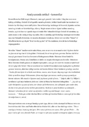 Analyserende artikel – Kønsroller