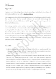 Opgave 23.2 & Case 23.3 | Afsætning Opgave