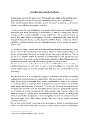 Social media and cyberbullying