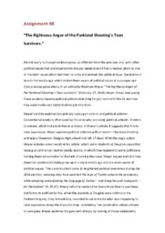 The Righteous Anger of the Parkland Shooting’s Teen Survivors