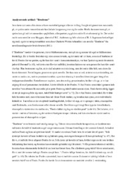 Brødrene | Analyserende artikel | Analyse