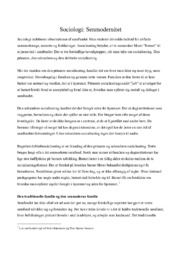 Sociologi: Senmodernitet