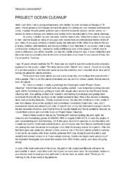 Project ocean cleanup