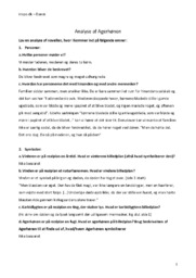 Agerhønen | Analyse | Noter