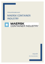 Mærsk Container Industry | Virksomhedsøkonomi