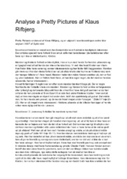 Pretty Pictures af Klaus Rifbjerg | Analyse