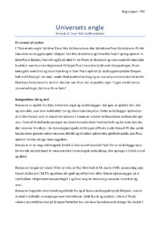 Universets engle | Bograpport