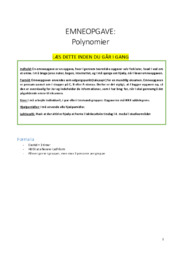 Polynomier | Matematik