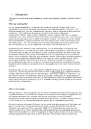 Hitlers historie | Historie opgave