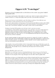 Opgave 6.10: ”6 om dagen” | Afsætning