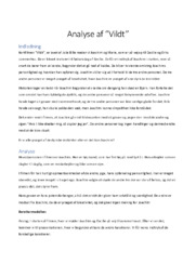 Analyse af ”Vildt” | Julie Bille