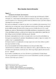 Den danske charterbranche | Afsætning