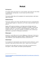 Urban Gym | Notat | Afsætning | Tjek vores gode noter her