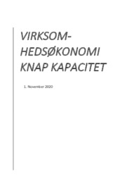 Virksomhedsøkonomi | Knap kapacitet
